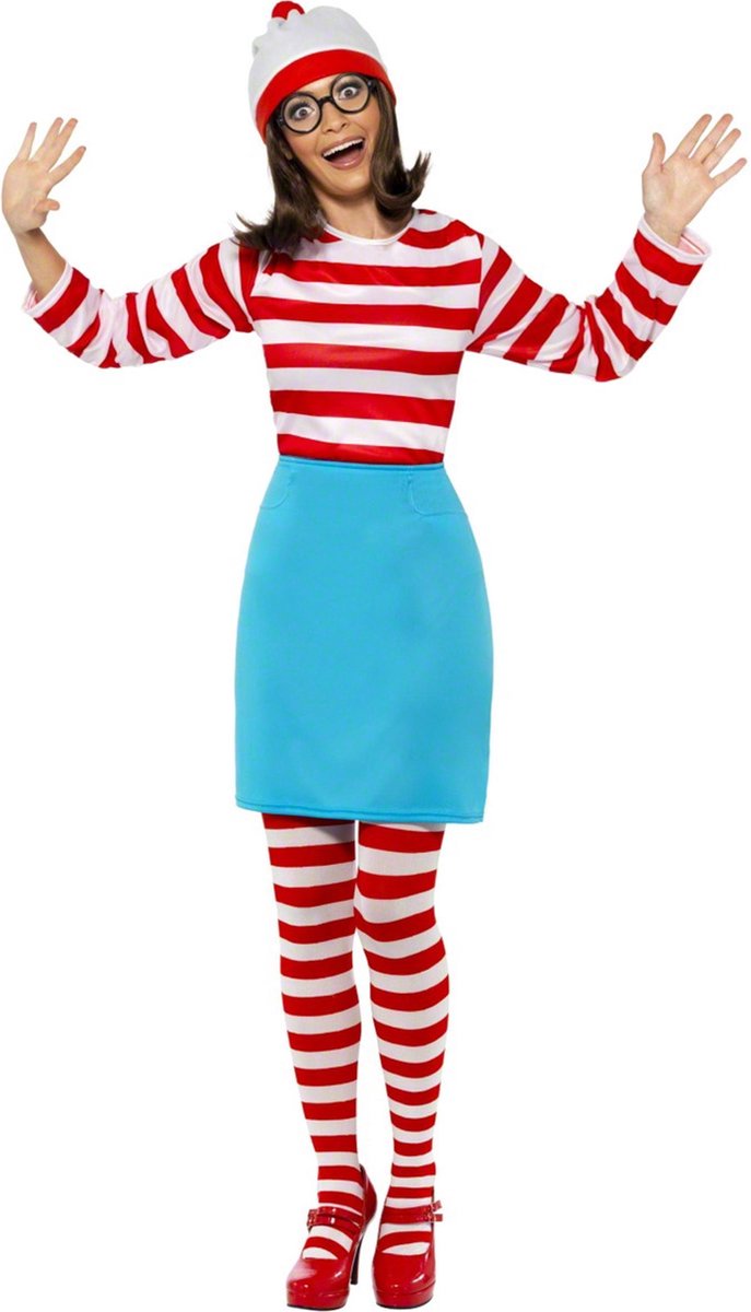 "Kostuum Waar is Wally™?  Dames - Verkleedkleding - XS"