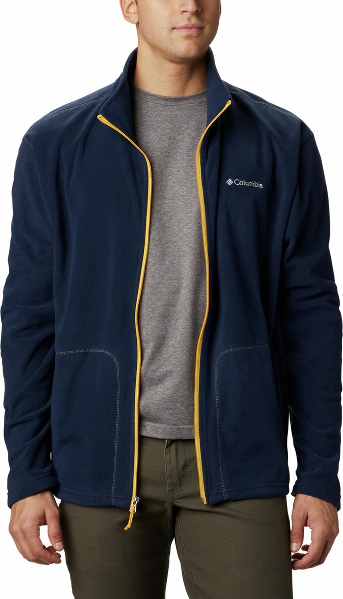 Columbia Fast Trek Light Full Zip Fleece Outdoorvest Heren - Collegiate Navy - Maat M