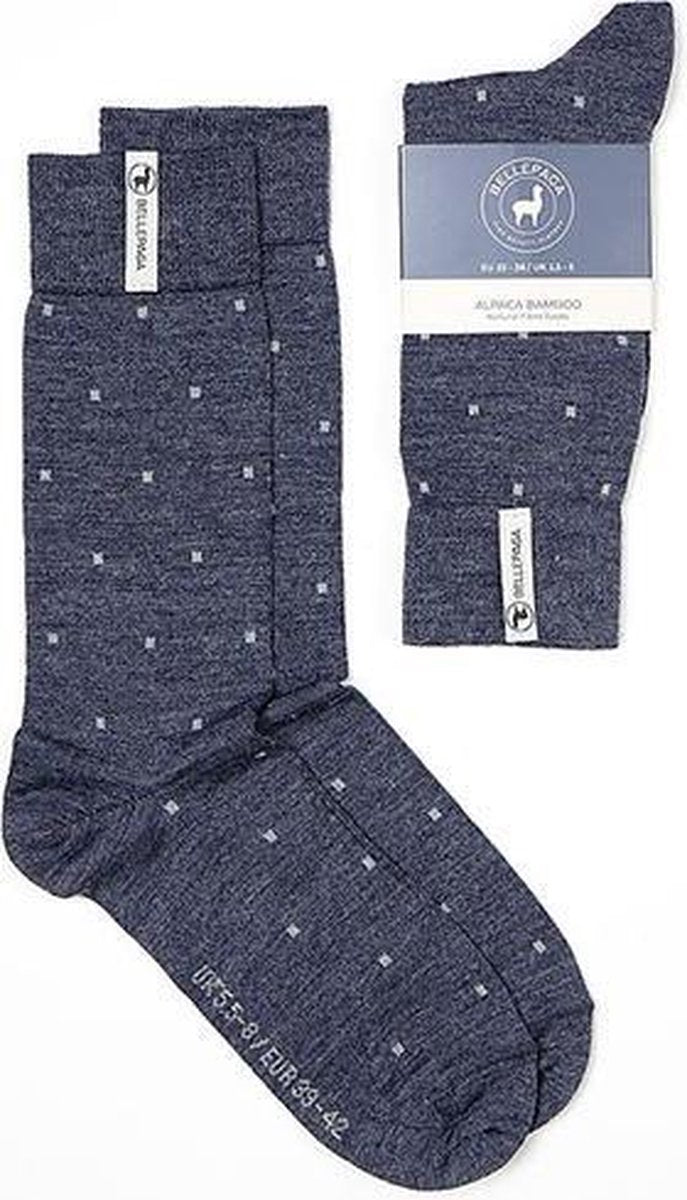 Alpaca-wol- en Bamboe Sokken |Zacht en Warm |Hoge kwaliteit en Comfort |Anti-transpiratie |Dun en Elegant| Muju