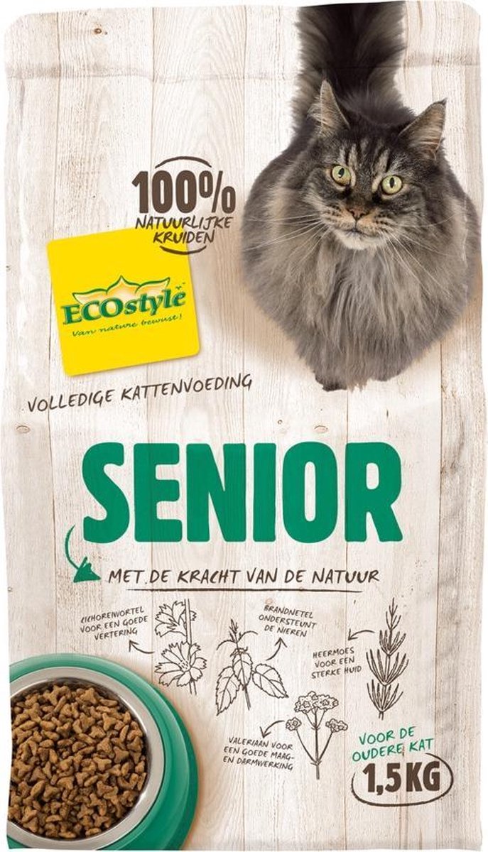 Ecostyle Vitaalcompleet Senior - Kattenvoer - 1.5 kg