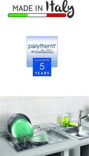 Metaltex - Colonia Afdruiprek - 48x30x10 cm - Metallic