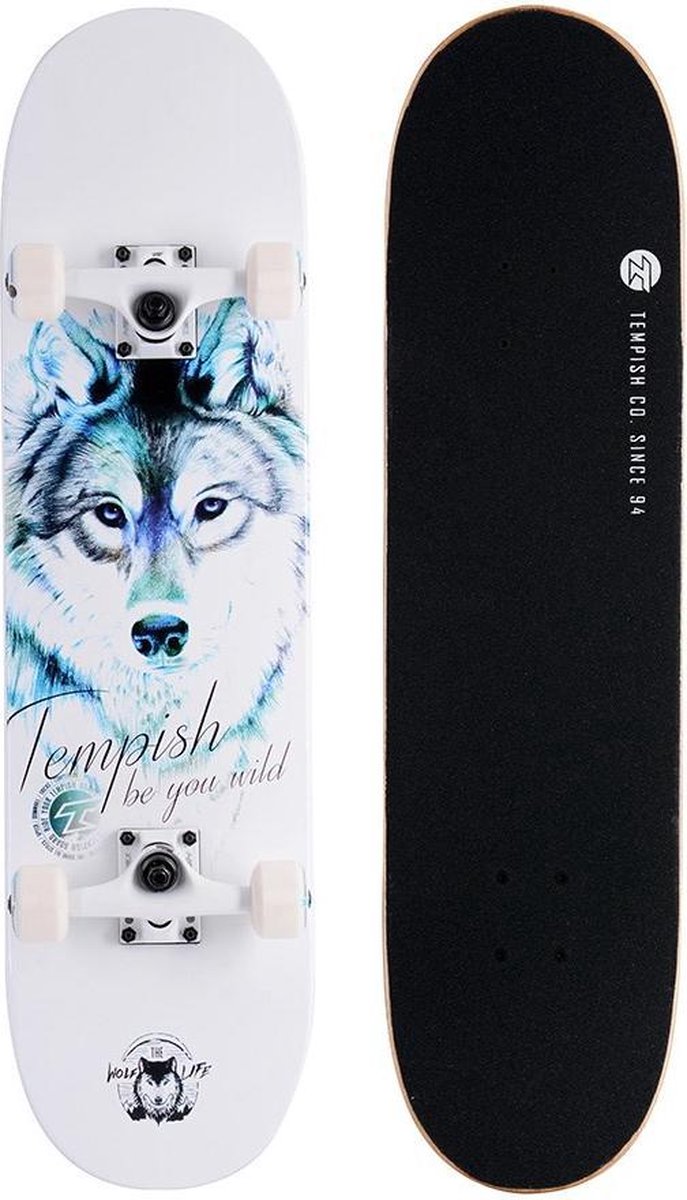 Tempish Blue Wolf Skateboard - Complete - 31 Inch