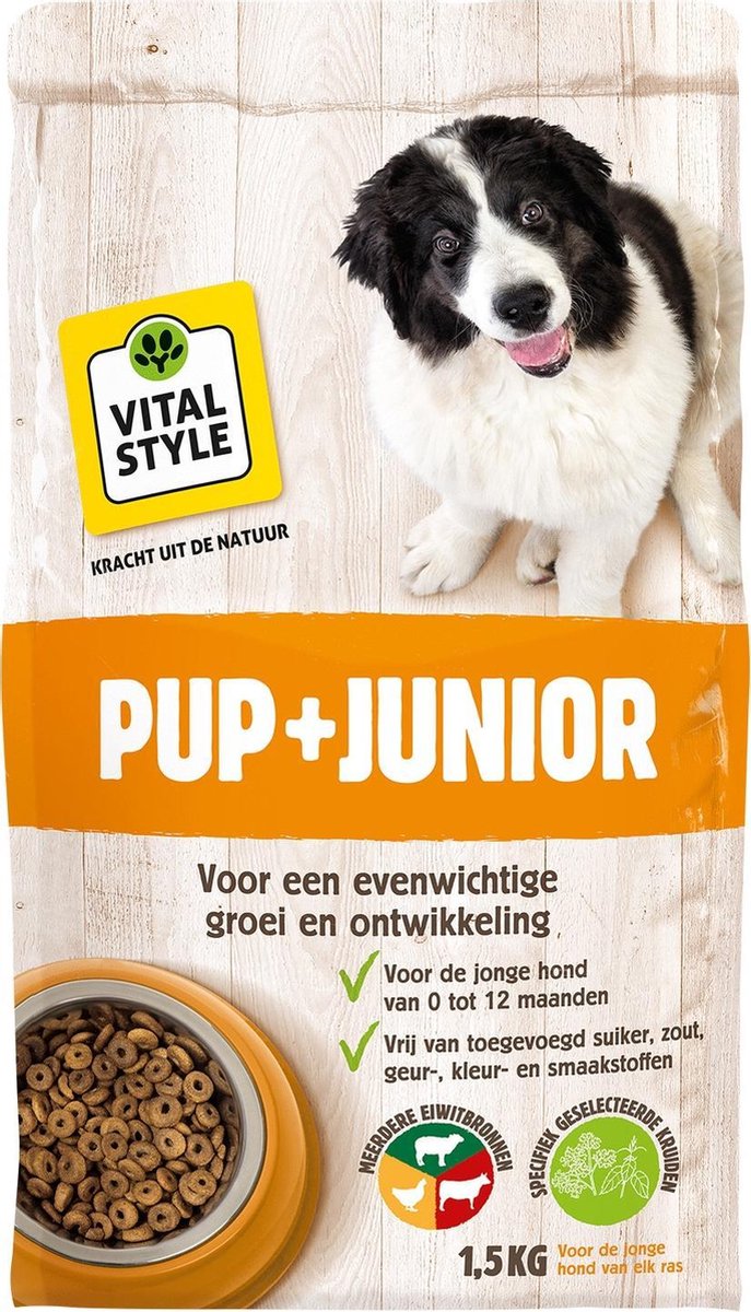 Ecostyle VitaalCompleet Puppy & Junior Hondenvoer - 1.5 kg