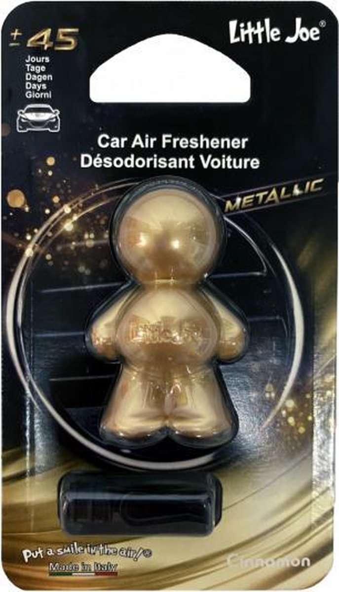 [Little Joe Metallic] [Auto luchtverfrisser voor in de airco] [Cinnamon]