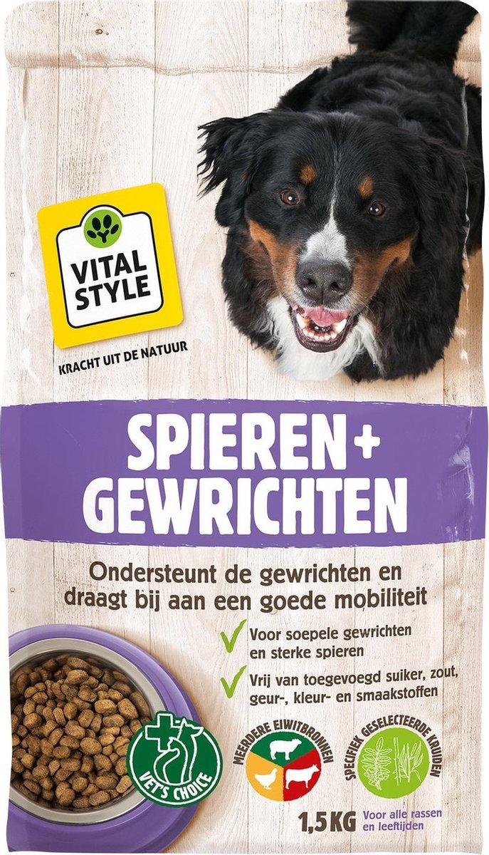 Ecostyle Vitaalspeciaal Spieren & Gewrichten Hondenvoer - Gevoelige Stelsel - 1.5 kg
