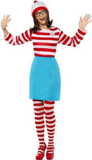 Waar is Wally kostuum / verkleedpak voor dames 32-34 (XS)