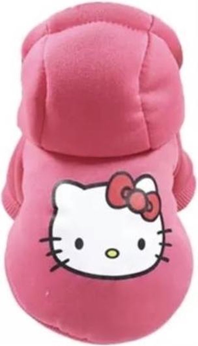 Trui voor honden - Roze trui voor hondjes - Hello Kitty Design - Maat XS