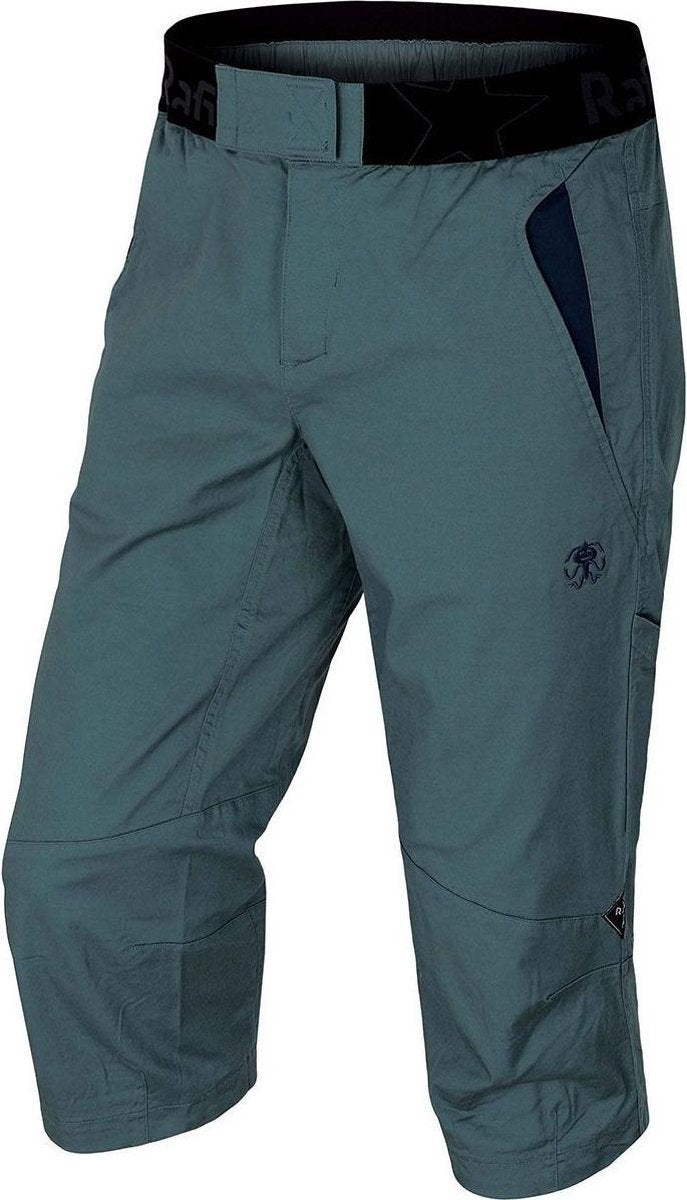 Rafiki Klimbroek Cliffbase 3/4 Heren Katoen Groen Maat L