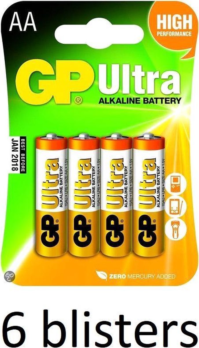 GP Super Alkaline mignon - 24 stuks