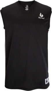 Burned T-shirt - Sporttop - Maat: X: - Kleur: Zwart