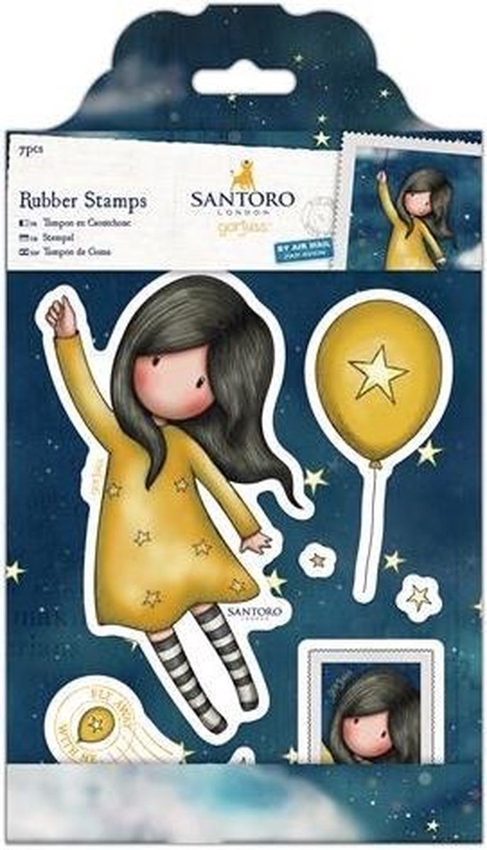 Rubber  Stempels- Santoro - Vlieg Weg Met Mij