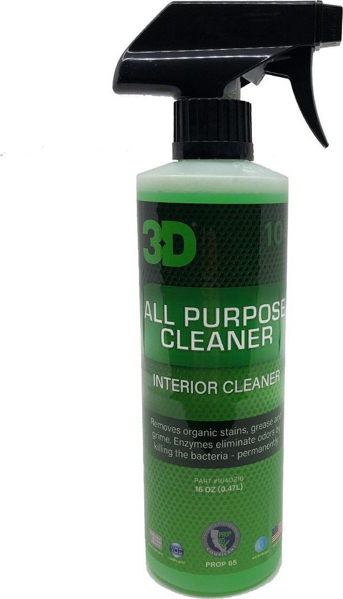 3D ALL PURPOSE CLEANER Interieur-reiniger spray fles - 16 oz / 474 ml