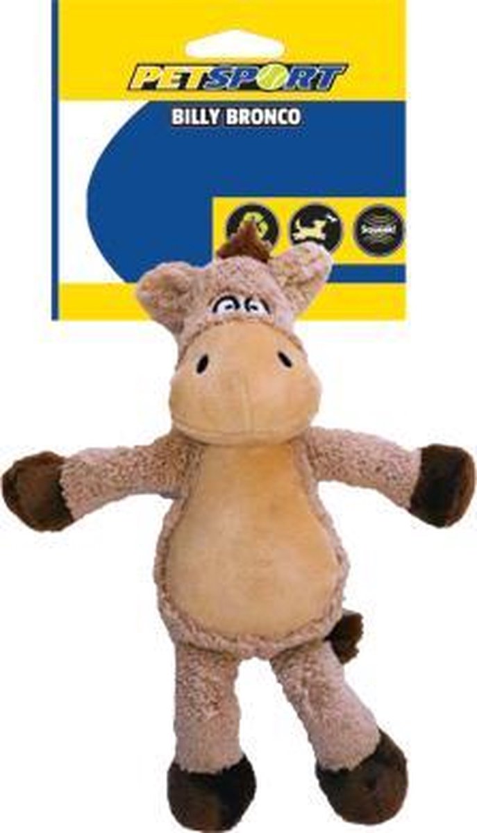 Billy Bronco Licht Bruin Hondenspeelgoed Honden Hondenknuffel