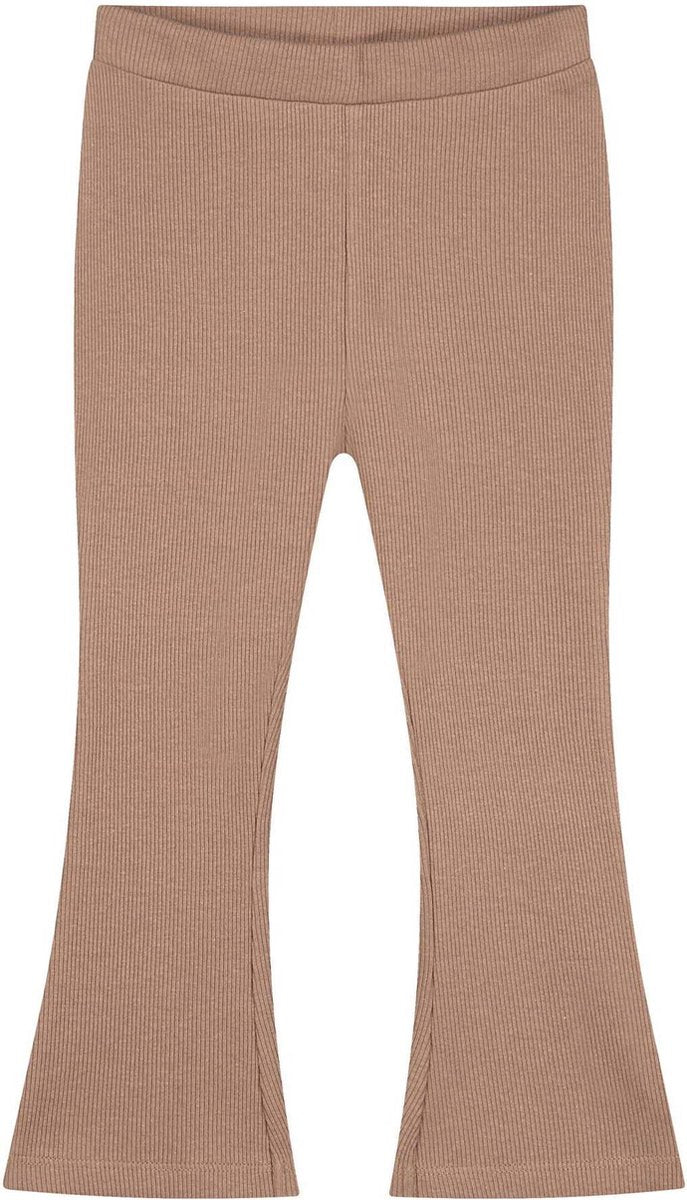 Prénatal baby broek rib - babykleding voor meisjes - maat 62 - Taupe