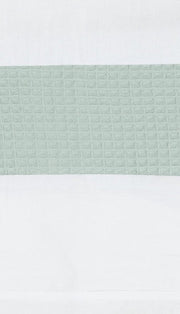 BINK Bedding Wieglaken Wafel (Pique) olijf 75 x 100 cm