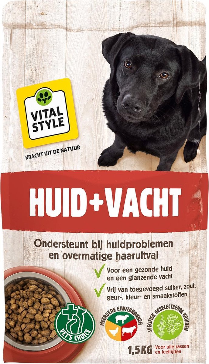 ECOstyle Vitaalspeciaal Huid  &  Vacht - Hondenvoer - 1.5 kg