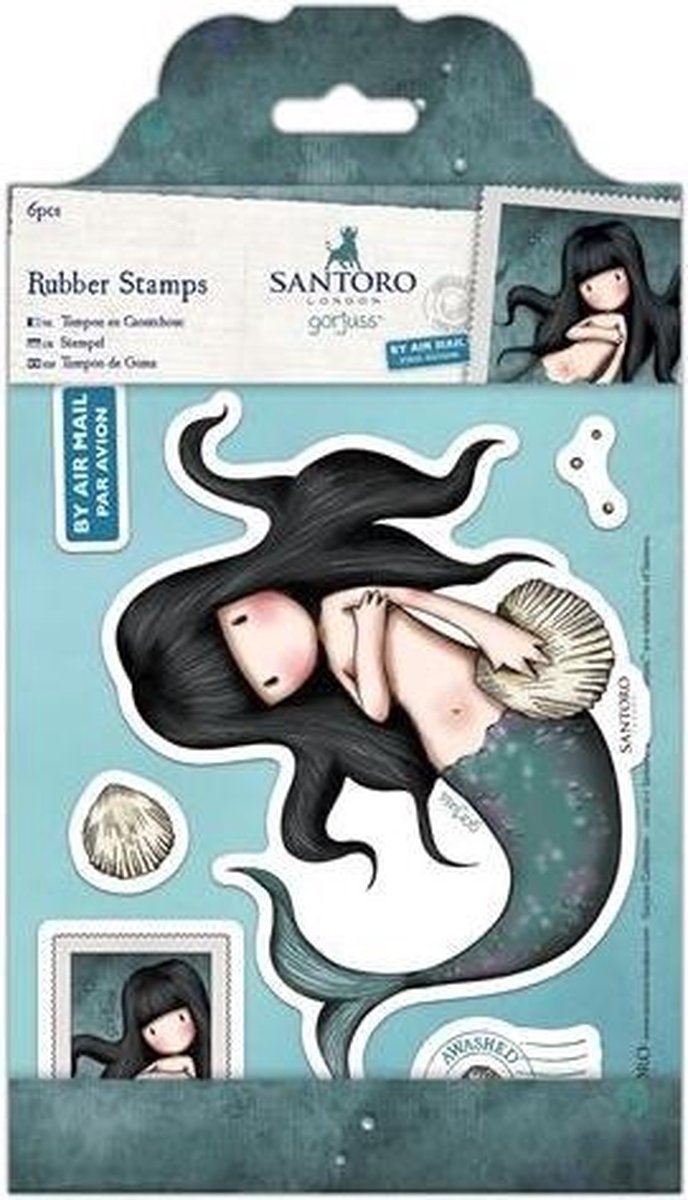 Rubber  Stempels- Santoro - Overspoeld