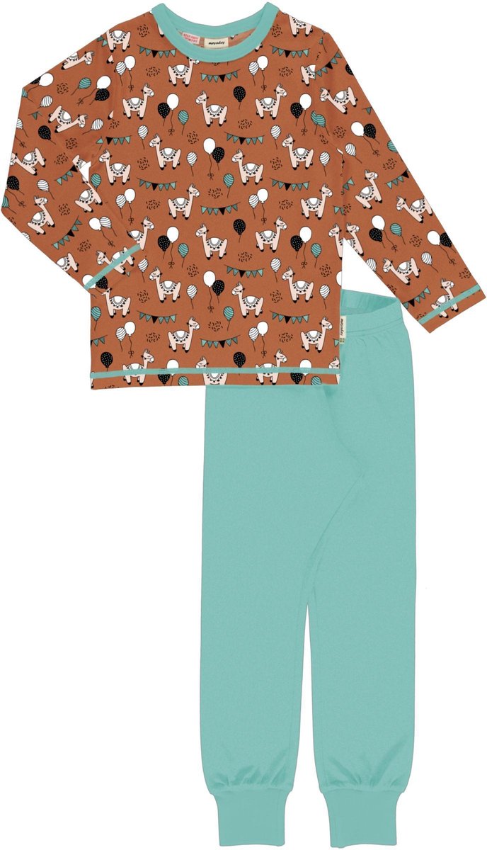 Meyadey Pyjama Set LS |CAMEL PARTY| Maat 98/104