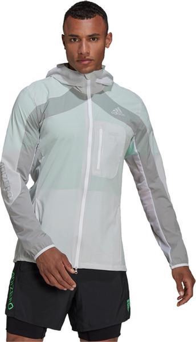 adidas Marathon Jack Heren - wit/grijs - maat XL