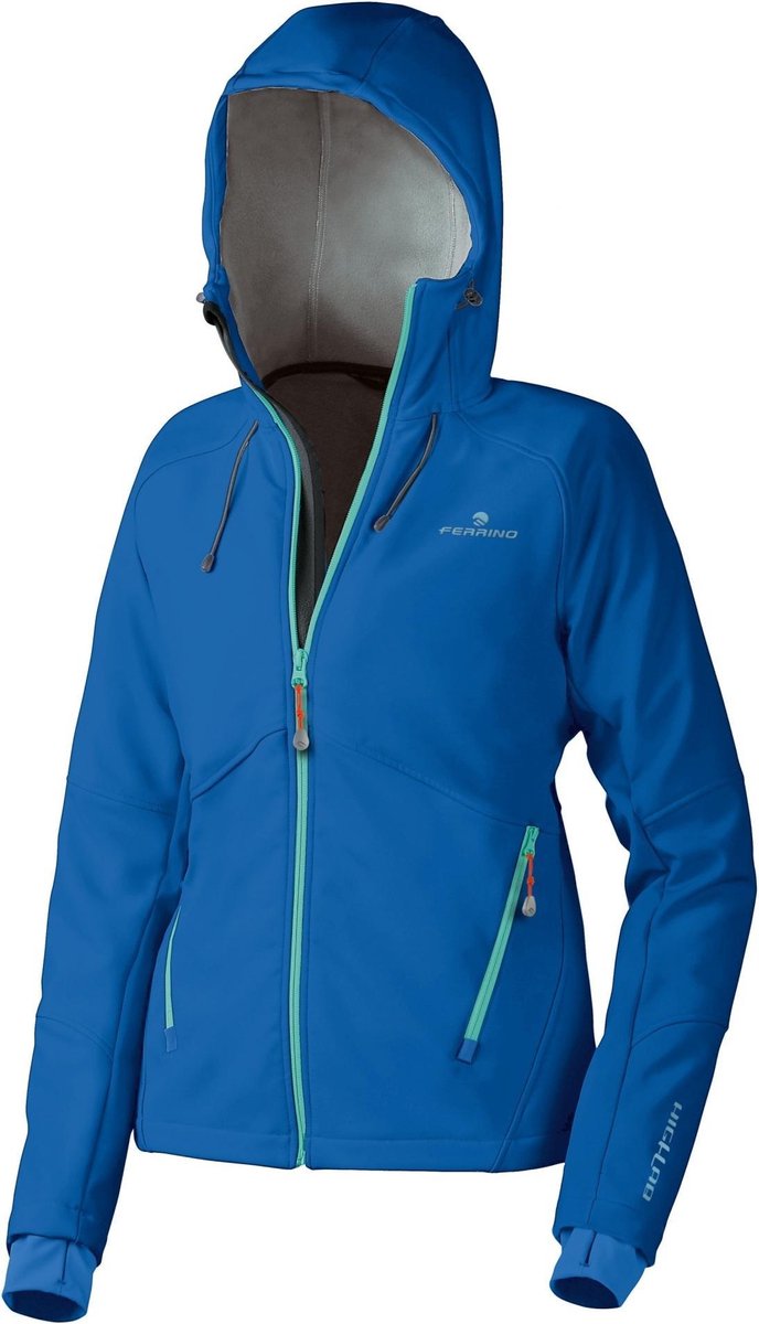 Ferrino Outdoorjack Grober Dames Blauw Maat Xs