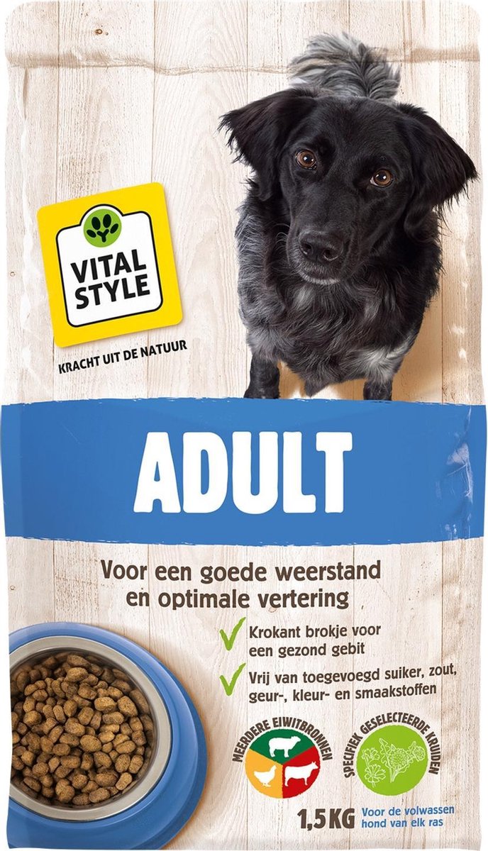 Ecostyle VitaalCompleet Universeel Hondenvoer - 1.5 kg