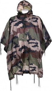 Luxe camouflage regenponcho