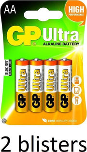 GP Super Alkaline mignon - 8 stuks