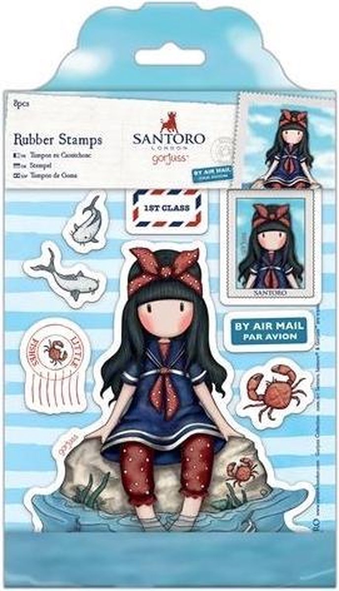 Rubber  Stempels- Santoro - Kleine Vissen