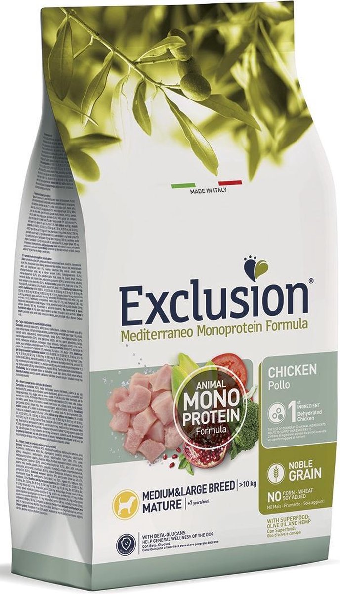 Exclusion Mediterraneo Mature kip 3 kilo