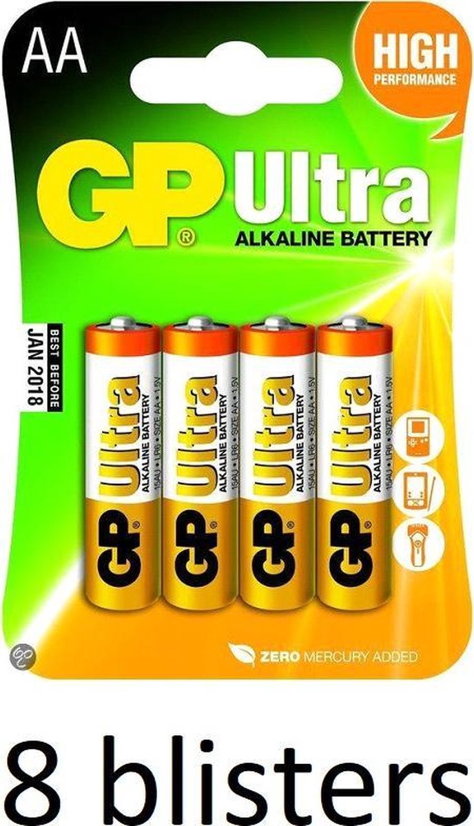 GP Super Alkaline mignon - 32 stuks