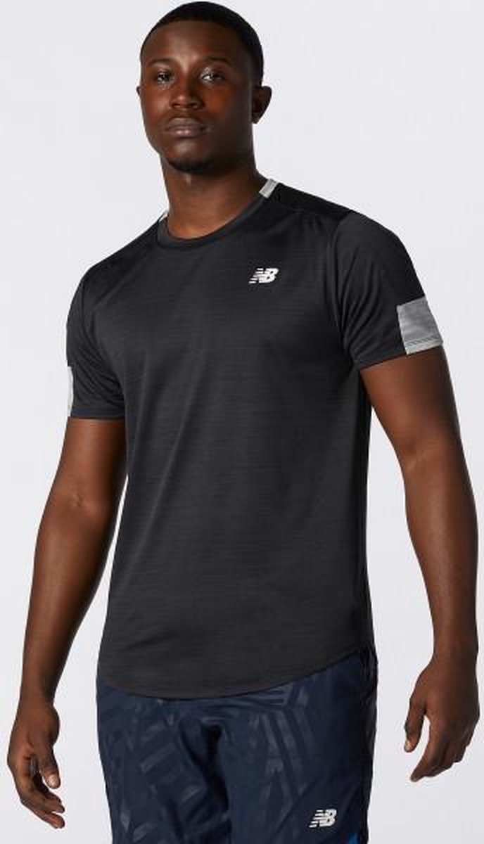 New Balance Fast Flight Shirt Heren - zwart - maat L