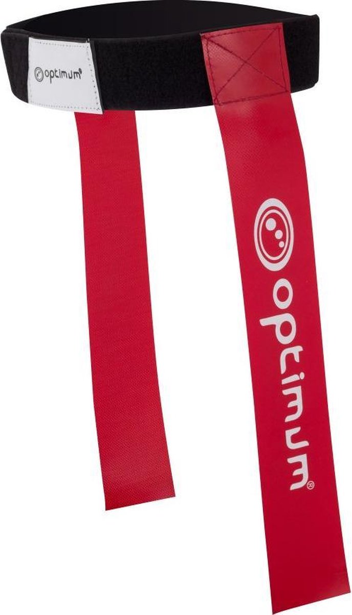 Optimum Tackle Belt & Flags - Rood per stuk