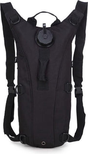 Drinkrugzak met Waterzak - Zwart - Oxford en Nylon - Lopen - Wandelen - Onderweg Drinken - 3 Liter