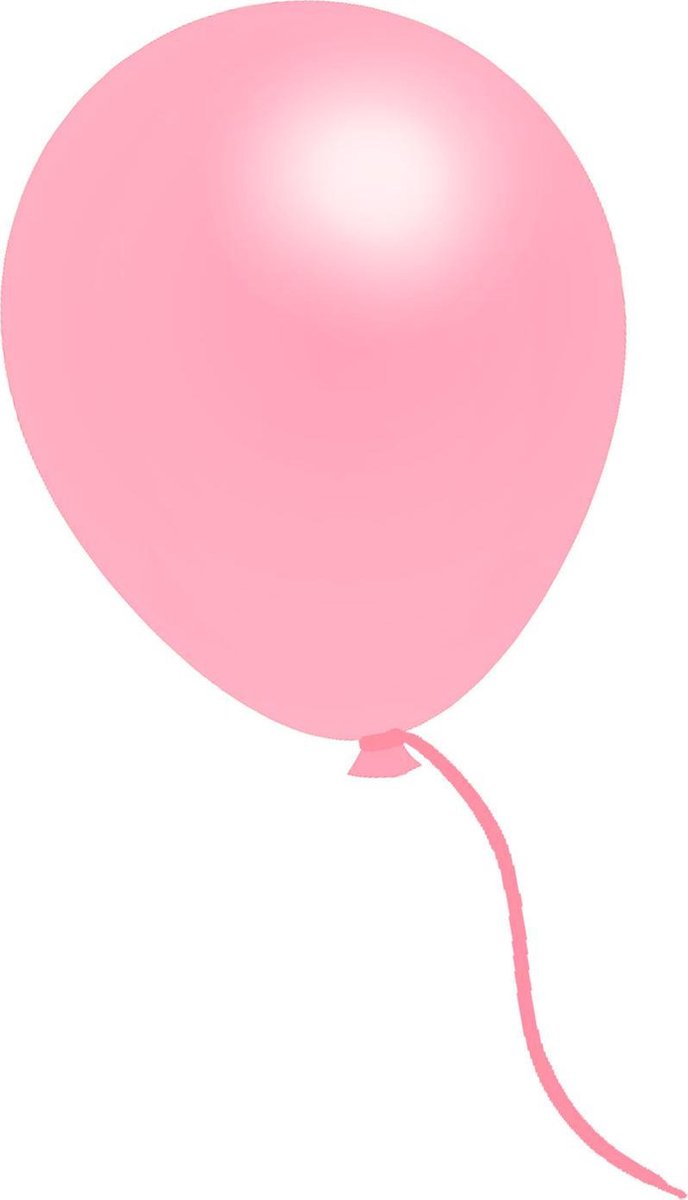 500 stuks roze ballonnen - decoratie - latex - helium - feest - roze - ballon