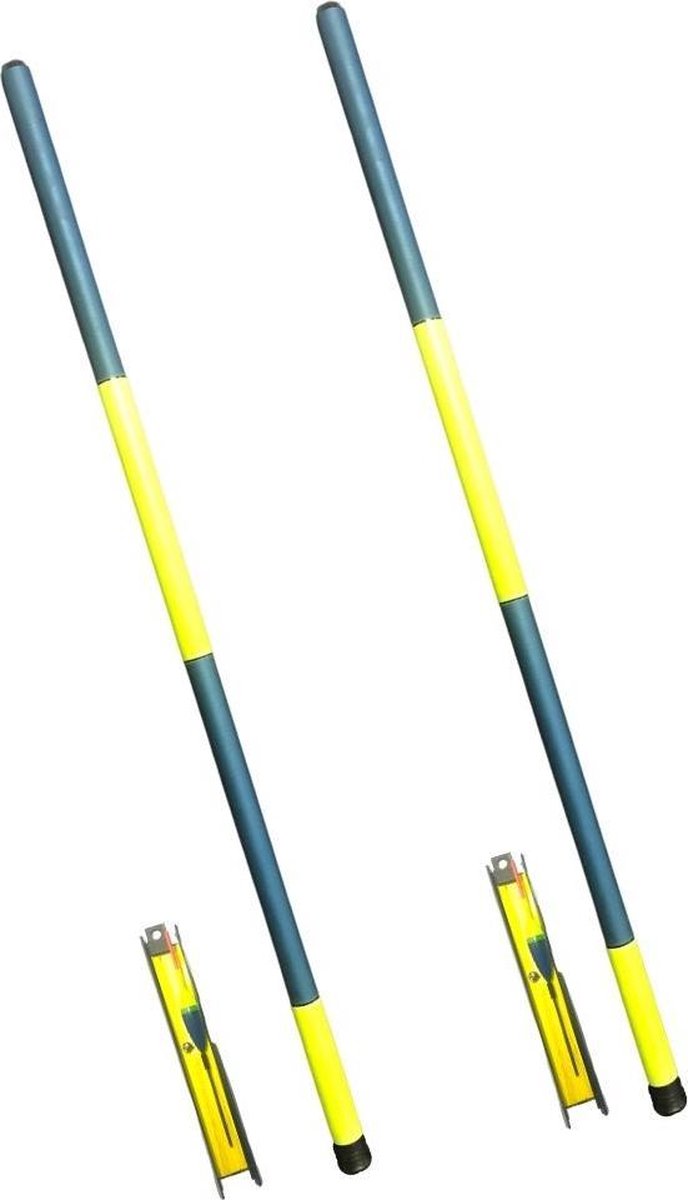Orange85 Uitschuifbare Vishengels - Telescopisch met Tuigje - Zwart - 280cm