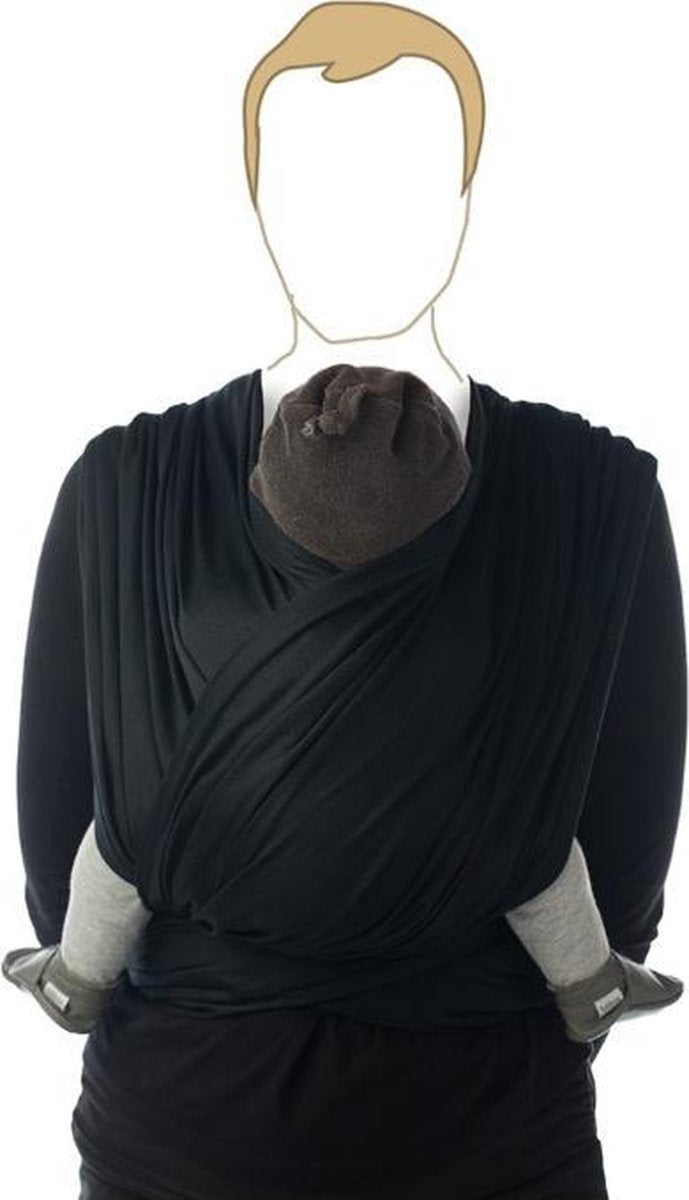 Babylonia BB SLEN Draagdoek Baby - 420 cm - Black Beans