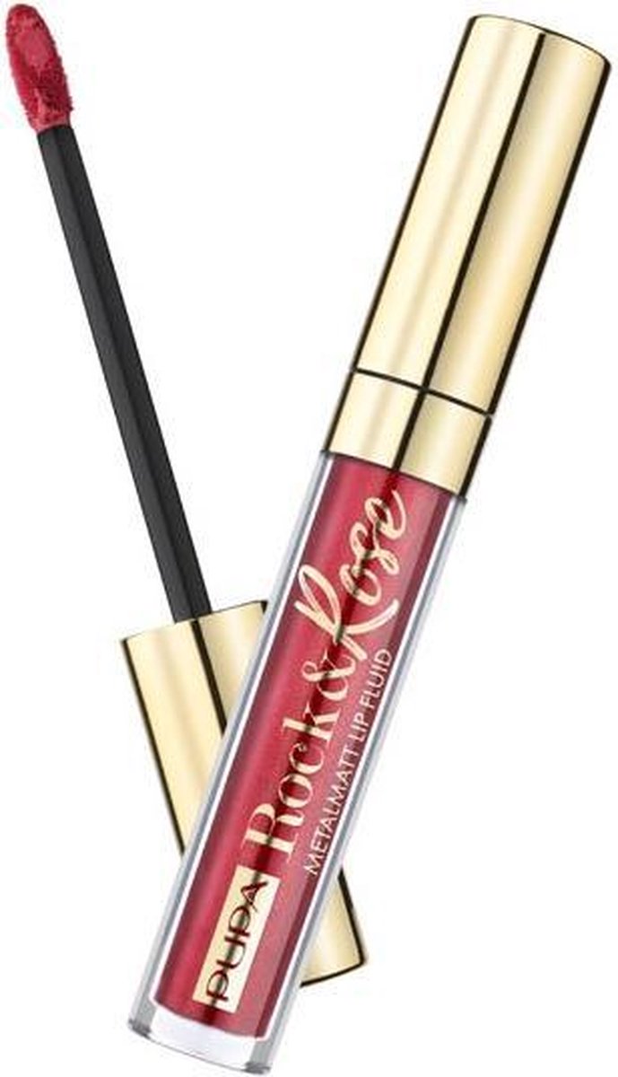 Pupa milano Rock&rose metalmatt lip fluid 001