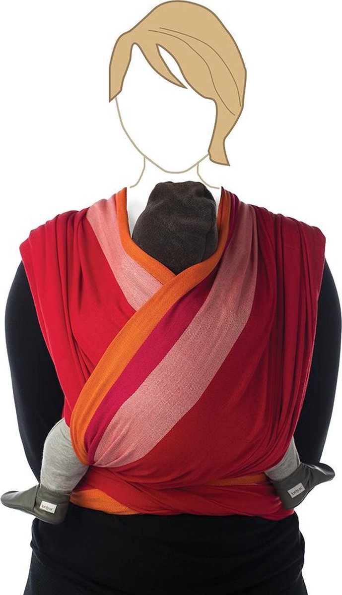 Babylonia BB SLEN Draagdoek Baby - 260 cm - Papaya