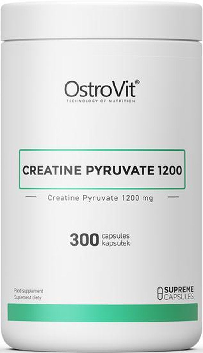 Creatine Pyruvate 1200 mg 300 capsules Ostrovit + GRATIS Pill Box
