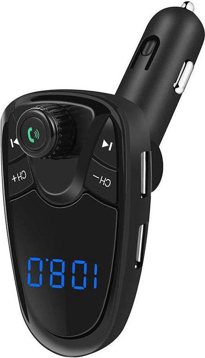Bluetooth FM-Transmitter - Carkit Multifunction Wireless MP3 Player - AUX / SD kaart / USB - Bluetooth Handsfree Bellen + USB Charger - M1 FM Transmitter – Eff Pro