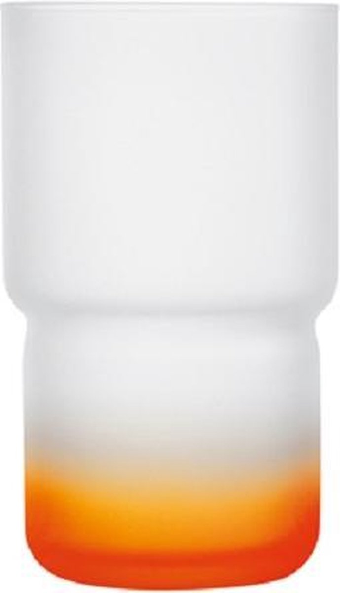Luminarc Troubadour - Waterglazen - Frost-Oranje - 32cl - (set van 6) En Yourkitchen E-kookboek - Heerlijke Smulrecepten