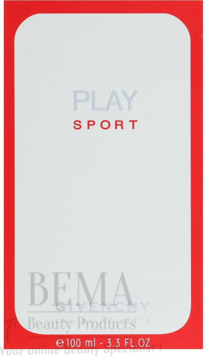 Givenchy Play Sport 100 ml Mannen 100ml eau de toilette