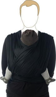 Babylonia BB SLEN Draagdoek Baby - 560 cm - Black Beans