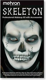 Mehron Compleet Karakter Schmink Makeup Kit - Skelet