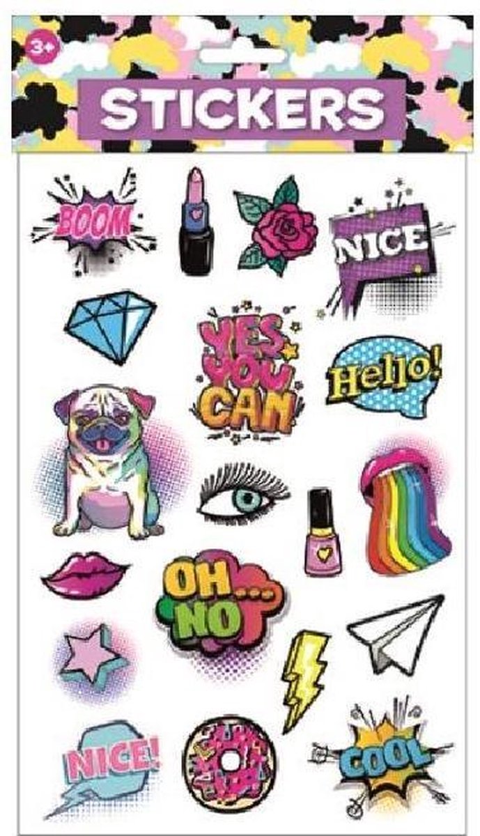W&o Stickervel Puffy Junior 30