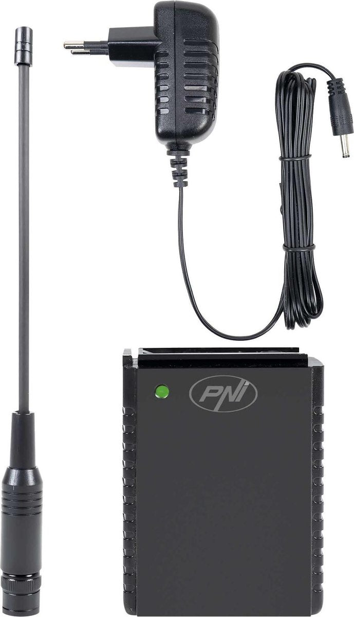 PNI PB-HP62 Li-Ion 1500 mAh batterijset en BNC-antenne voor Escort HP 62 station