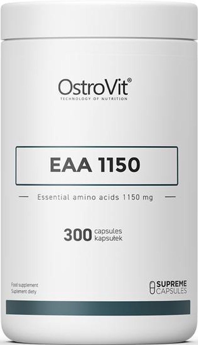 Aminozuren - EAA Capsules 1150mg 300 Capsules Ostrovit -  + GRATIS Pill Box