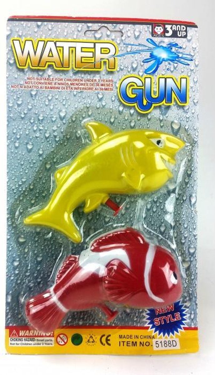 Waterpistool - 2 stuks - 12cm