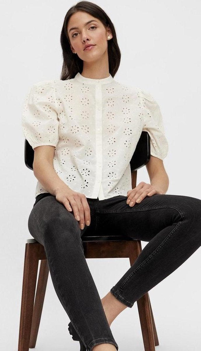 Pctillie 2/4 Shirt Bc 17113914 Buttercream