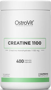 Creatine Monohydrate 1100mg - 400 capsules - Ostrovit + GRATIS Pill Box